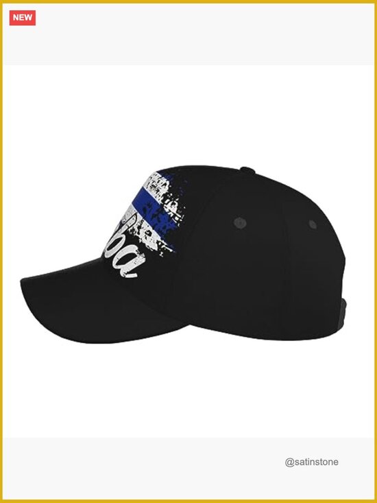 Adjustable Snapback Baseball Hat Polyester Flag Design Men Women main image 2